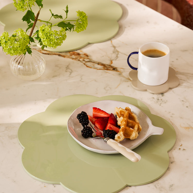 Sage Lacquer Placemats - Set of 4