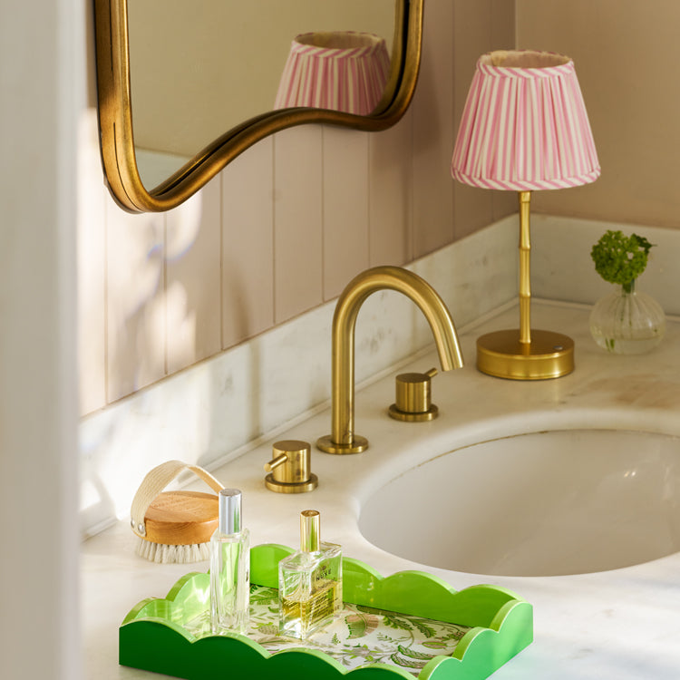 Palm Beach Green Lacquered Scallop Small Tray