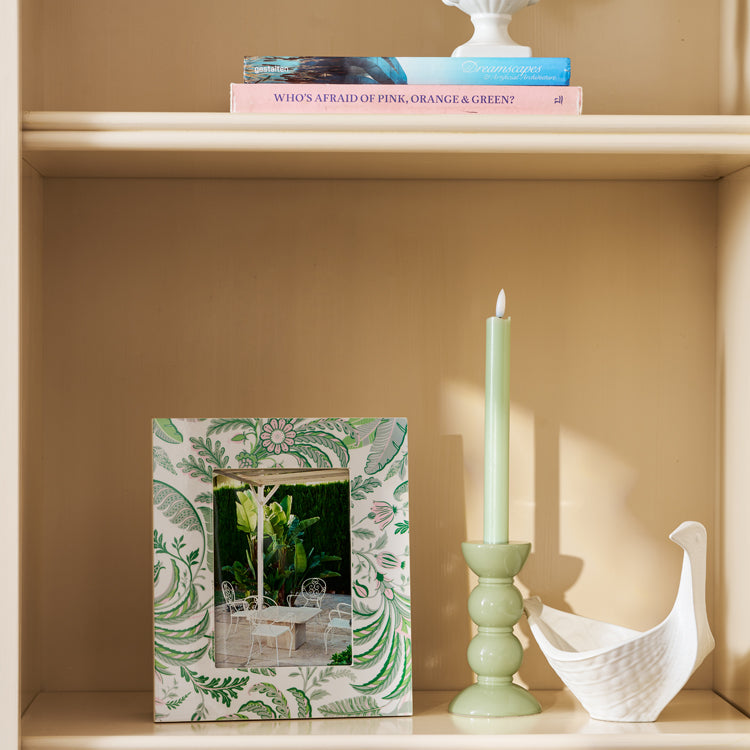 Palm Beach Green Lacquer Photo Frame