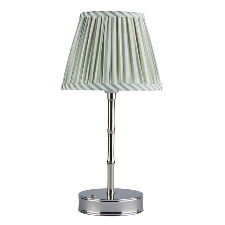 Chambray Striped Lampshade - 16cm
