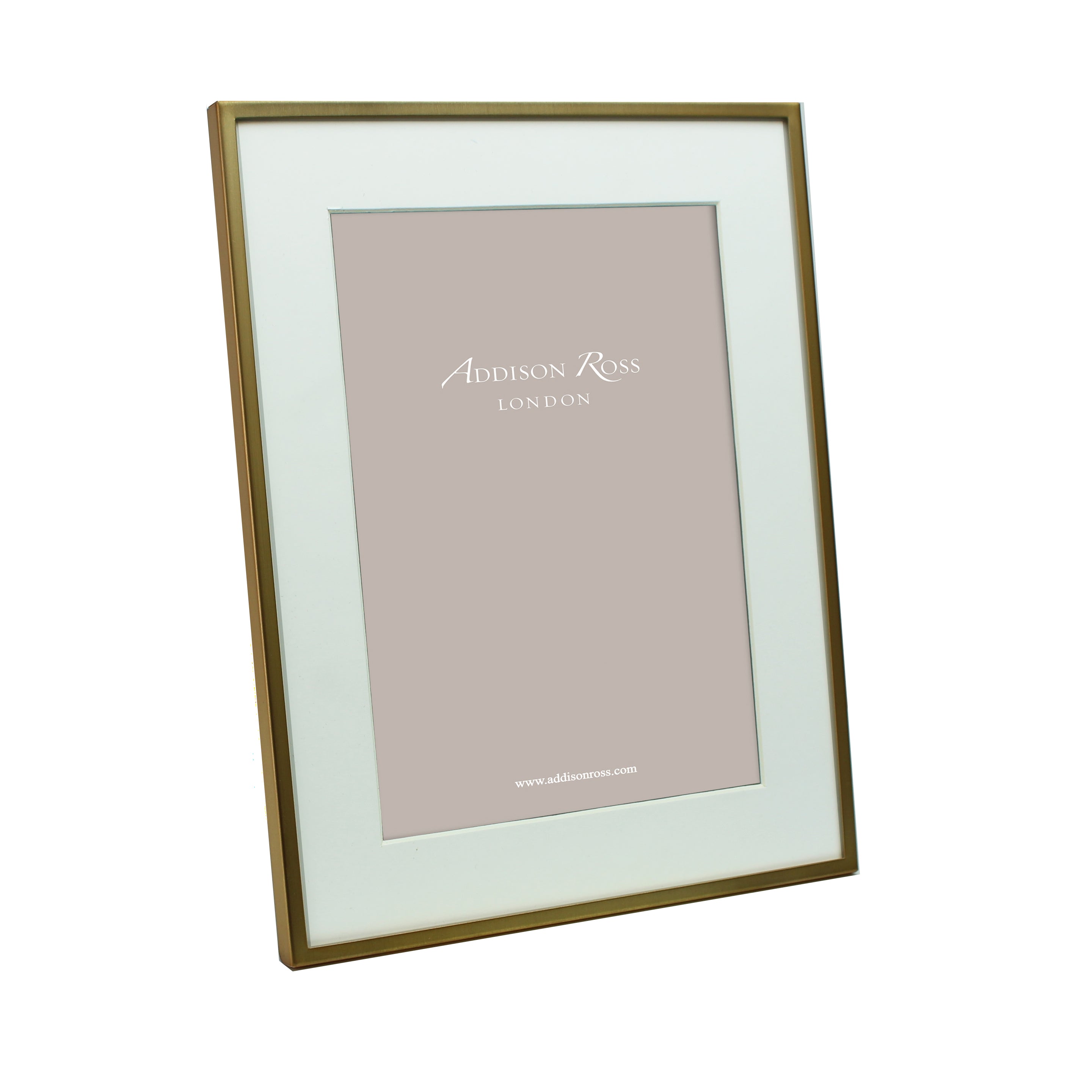 Matte Gold Photo Frame with Mount Addison Ross Ltd EU