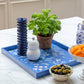 Blue Medium Chinoiserie Tray - Addison Ross Ltd EU