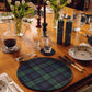 Black Watch Tartan Coasters - 4 kpl setti