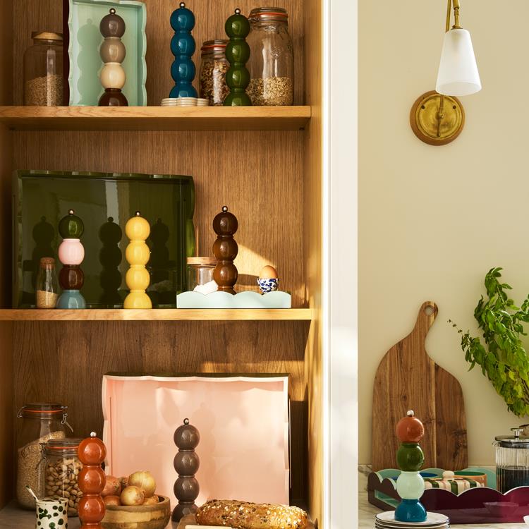 Grey Multi Bob Salt or Pepper Mill