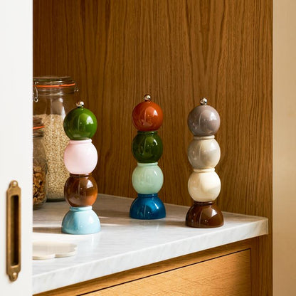 Nutmeg Multi Bob Salt or Pepper Mill