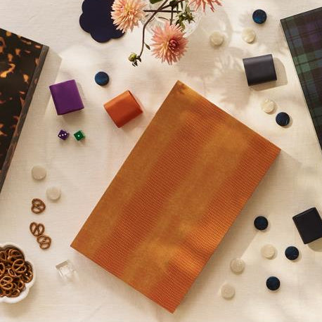 Orange Croc Lacquer Backgammon Set