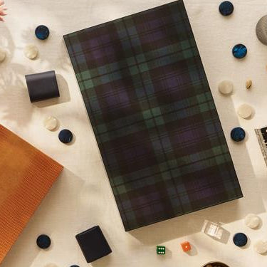 Tartan Lacquer Backgammon Set