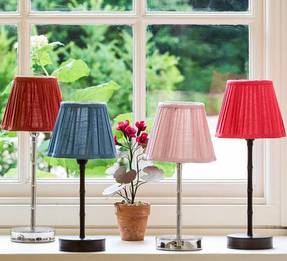 Light Pink Scallop Lampshade - 16cm