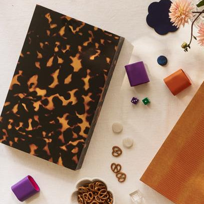 Tortoiseshell Lacquer Backgammon Set