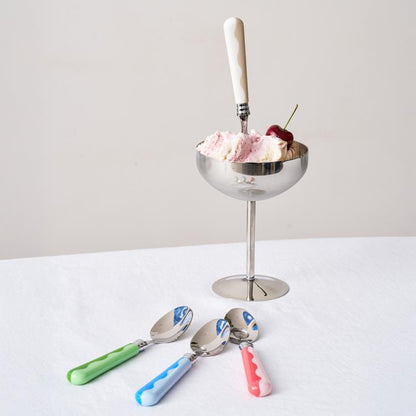 Wave Cutlery - Cappuccino & White (16‑Piece Set)