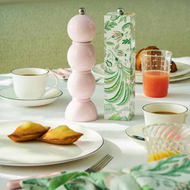 Palm Beach Green Square Pillar Salt or Pepper Mill