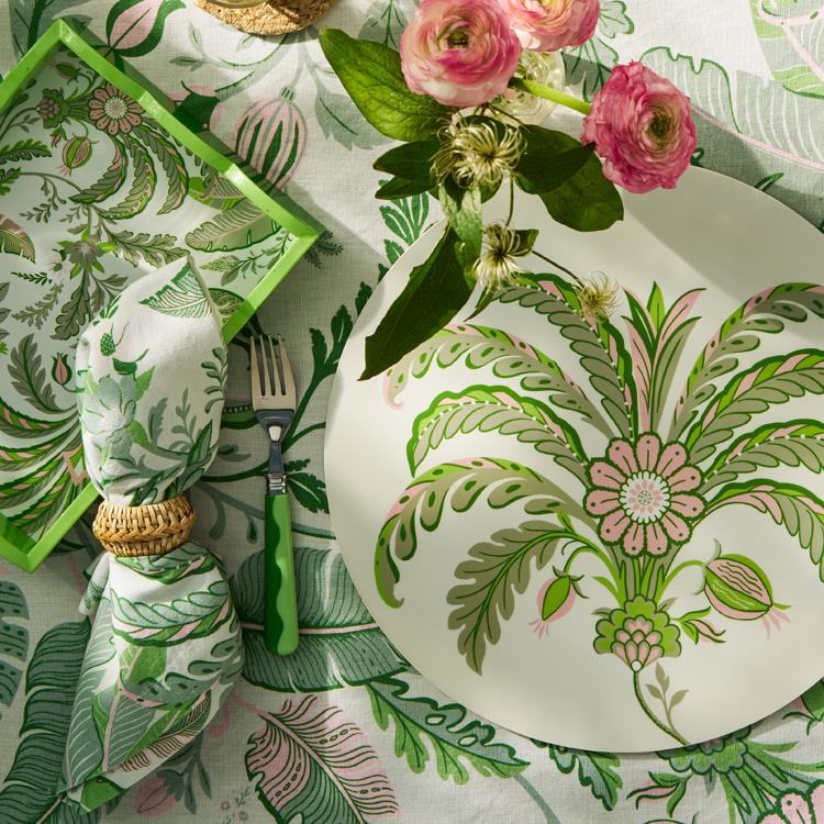 Palm Beach Green Lacquered Scallop Small Tray