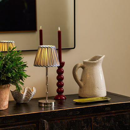 Navy Striped Lampshade - 16cm