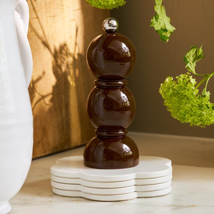 Chocolate Mini Bob Salt or Pepper Mill