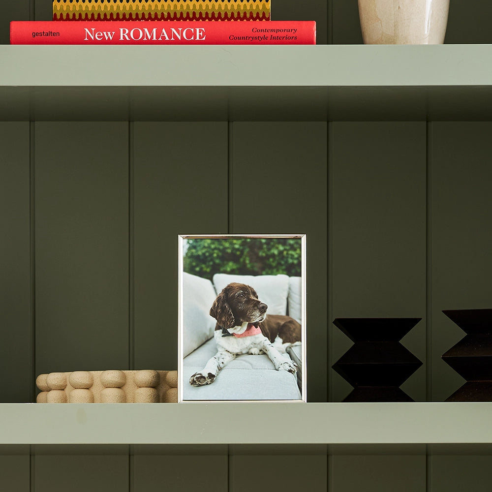 Fine Edged Silver Plated Photo Frame