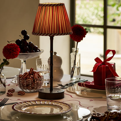 Bronze Bamboo Rechargeable Lamp Base - 30cm