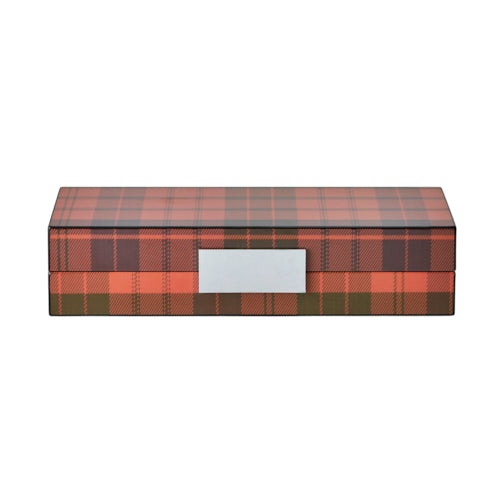 Boîte Ross Tartan avec Argent