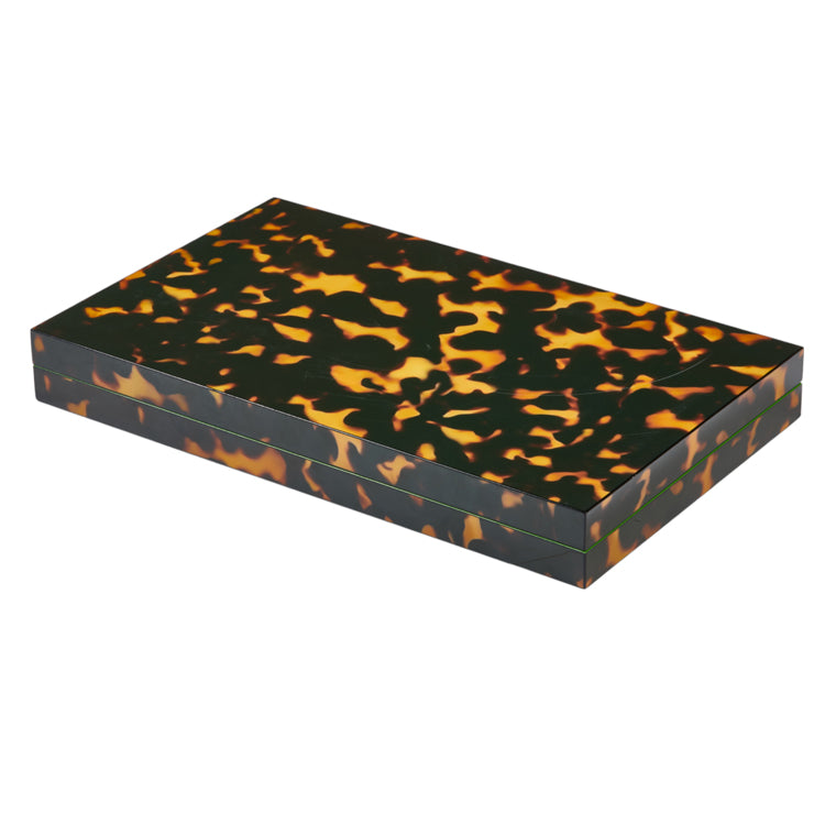 Tortoiseshell Lacquer Backgammon Set