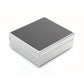 Taupe Emalj & Silver Box