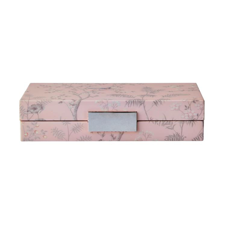 Pinkki Chinoiserie Box hopealla