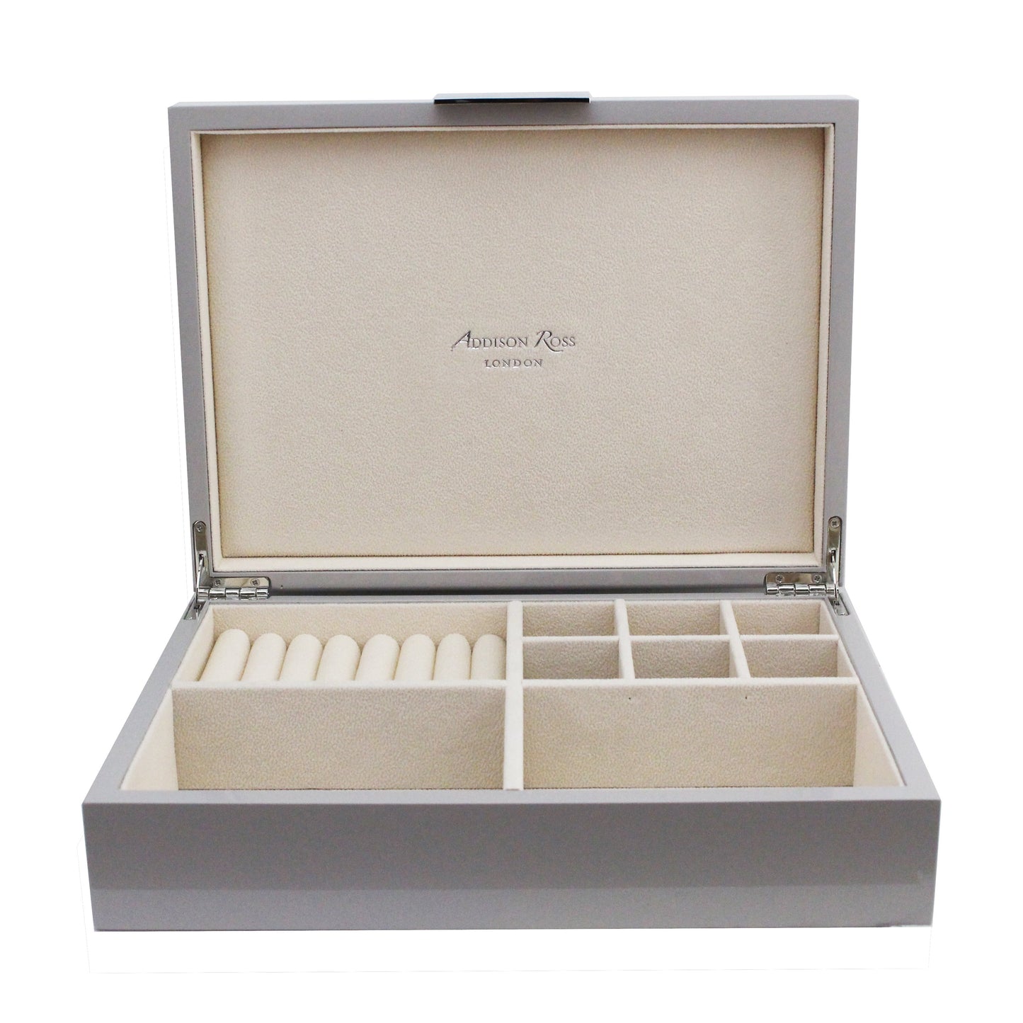 Large Chiffon Jewellery Box with Silver