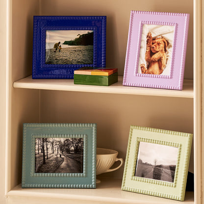 Lilac Bobbin Lacquer Photo Frame