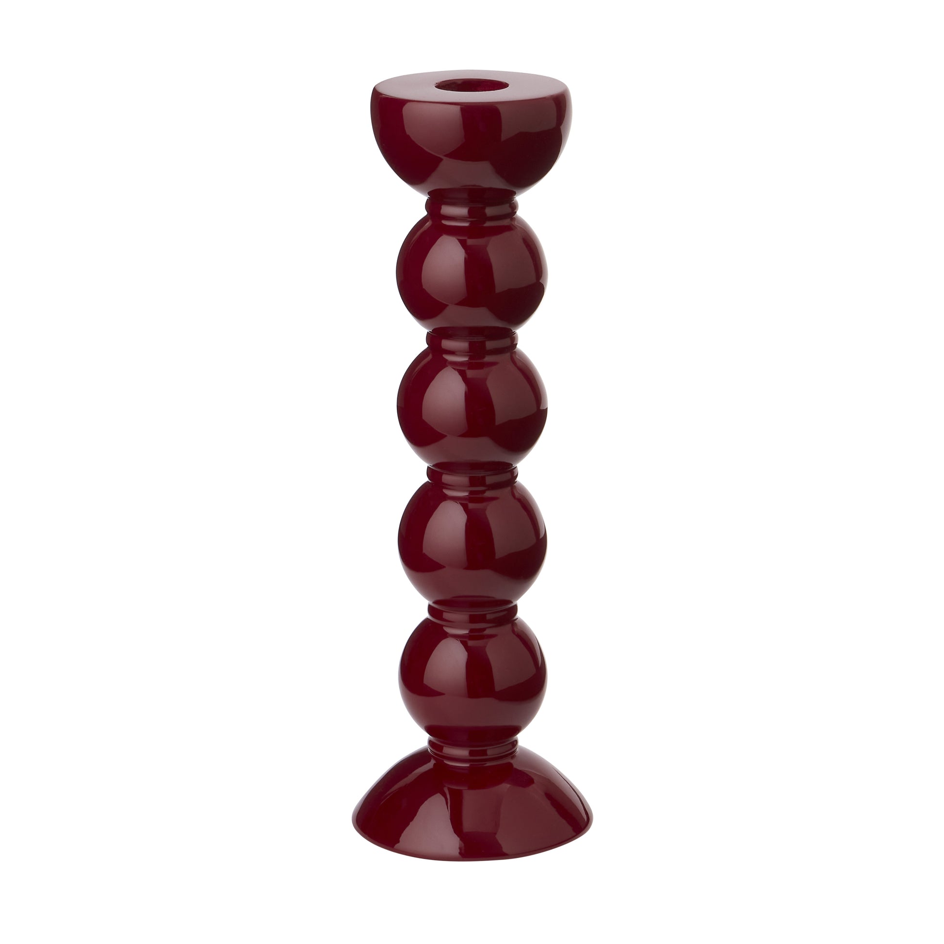 Addison Ross Tall Cherry Bobbin Candlestick