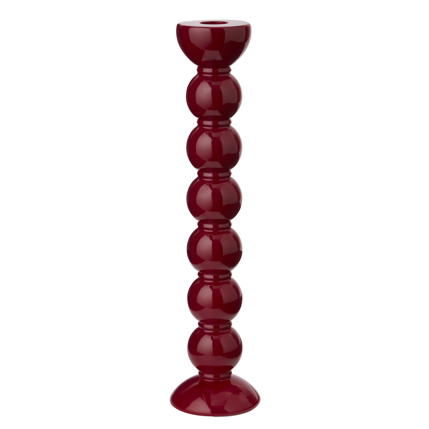 Extra Tall Cherry Bobbin Ljusstake - 33cm