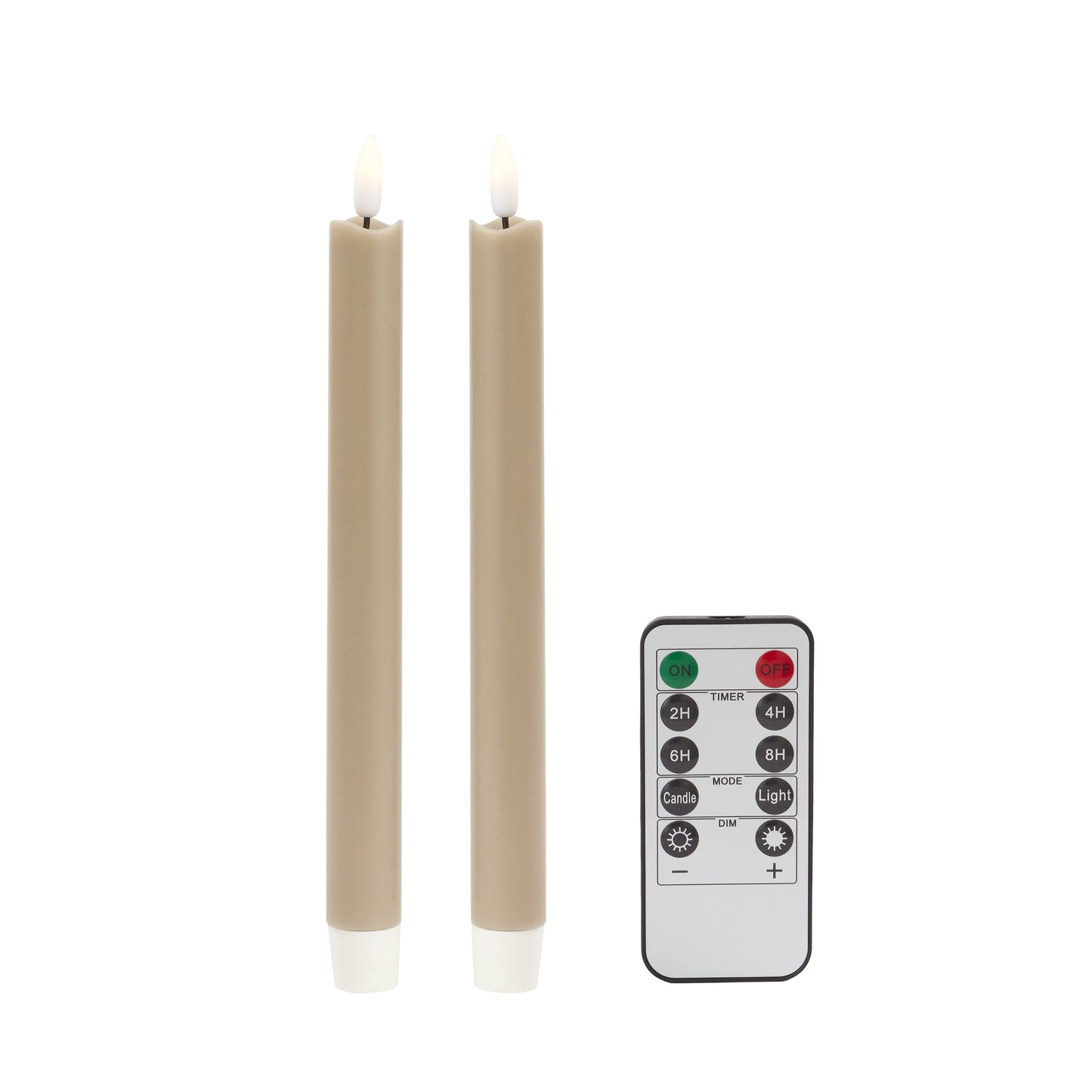 Bougies LED Cappuccino - Lot de 2