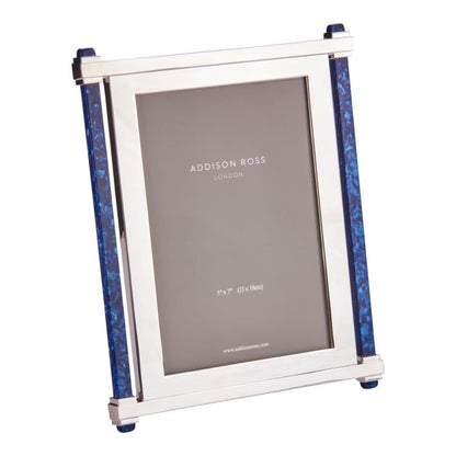 Sapphire & Silver Acrylic Photo Frame