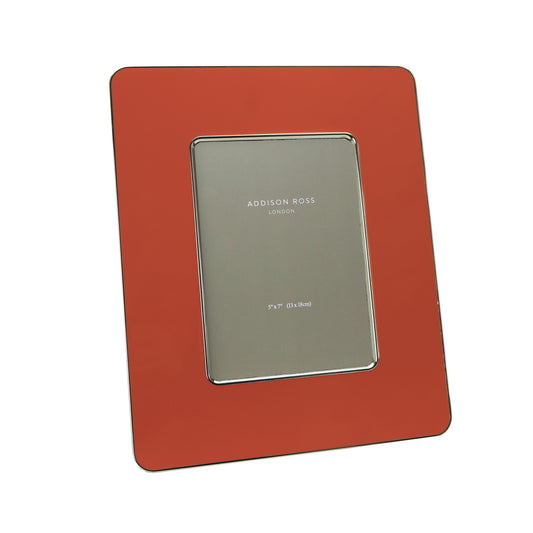 Orange & Silver Enamel Studio fotoramme