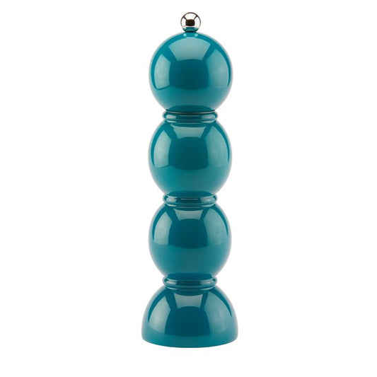 Teal Bobbin Lacquer Salt or Pepper Mill
