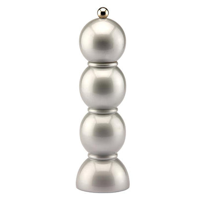 Silver Bobbin Salt and Pepper Mill
