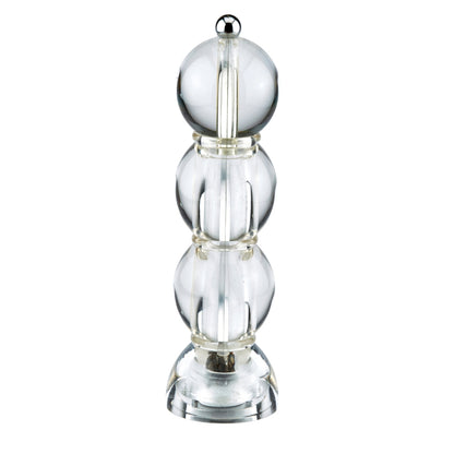 Clear Icy Bobbin Salt or Pepper Mill