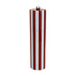 Burgundy Striped Column Salt or Pepper Mill