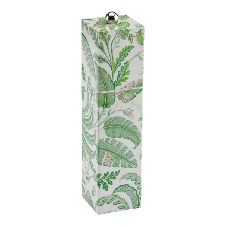 Palm Beach Green Square Pillar Salt or Pepper Mill