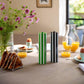 Green Striped Column Salt or Pepper Mill