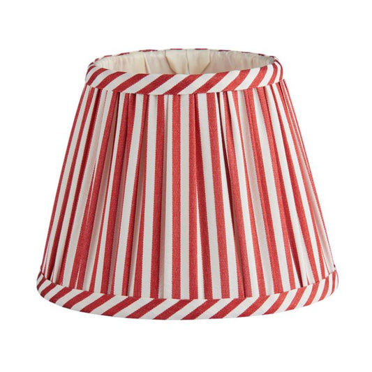 Red Striped Lampshade - 16cm