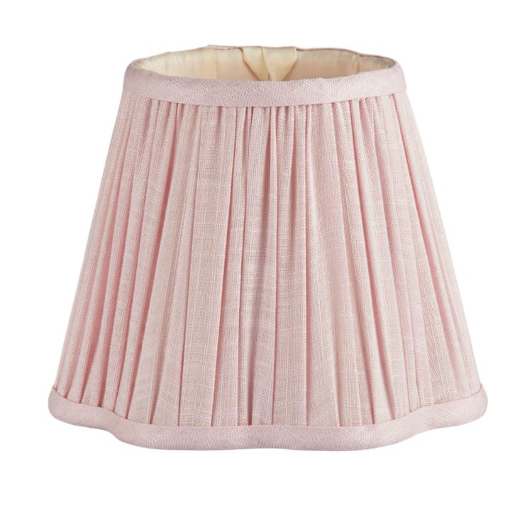 Light Pink Scallop Lampshade - 16cm