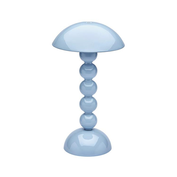 Pale Denim Lacquer Rechargeable Bobbin LED Lamp