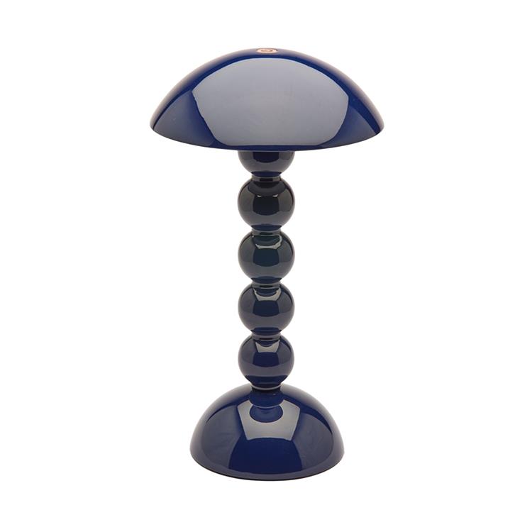 Navy Lacquer Rechargeable Bobbin LED Lamp