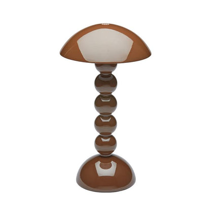 Chocolate Lacquer Rechargeable Bobbin LED Lamp
