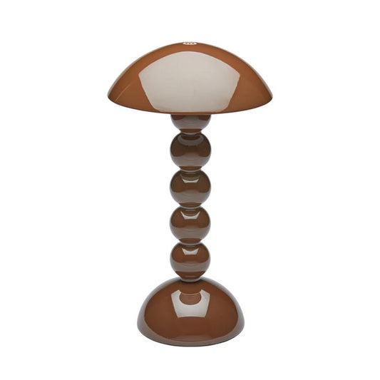Chocolate Lacquer Rechargeable Bobbin LED Lamp