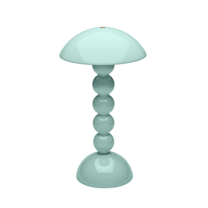 Eau De Nil Lacquer Rechargeable Bobbin LED Lamp