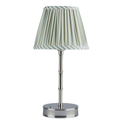 Chambray Striped Lampshade - 16cm