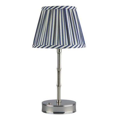 Silver Bamboo Rechargeable Lamp Base - 25cm