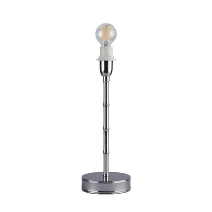 Silver Bamboo Rechargeable Lamp Base - 30cm