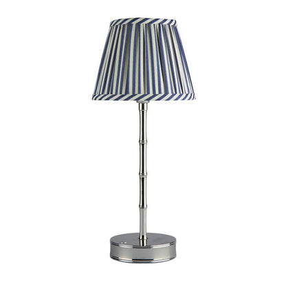 Navy Striped Lampshade - 16cm