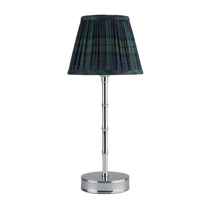 Navy Tartan Empire Lampshade - 16cm