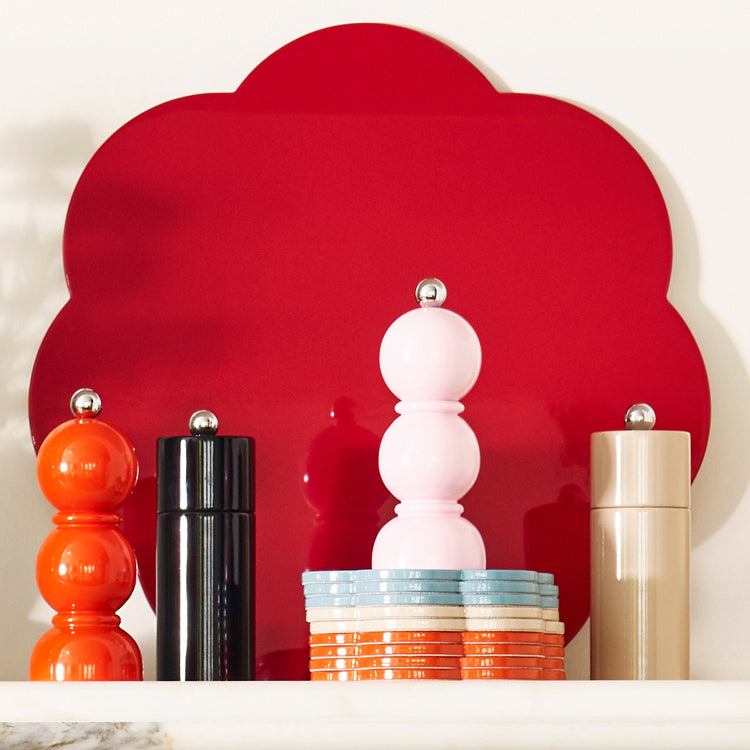 Black Mini Column Salt or Pepper Mill